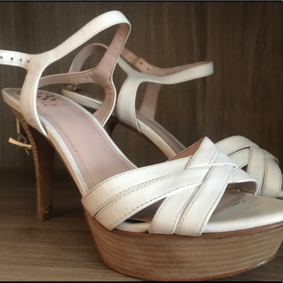 Vince Camuto Leather Ankle Strap Stiletto Heel 8.5 - Picture 2 of 2